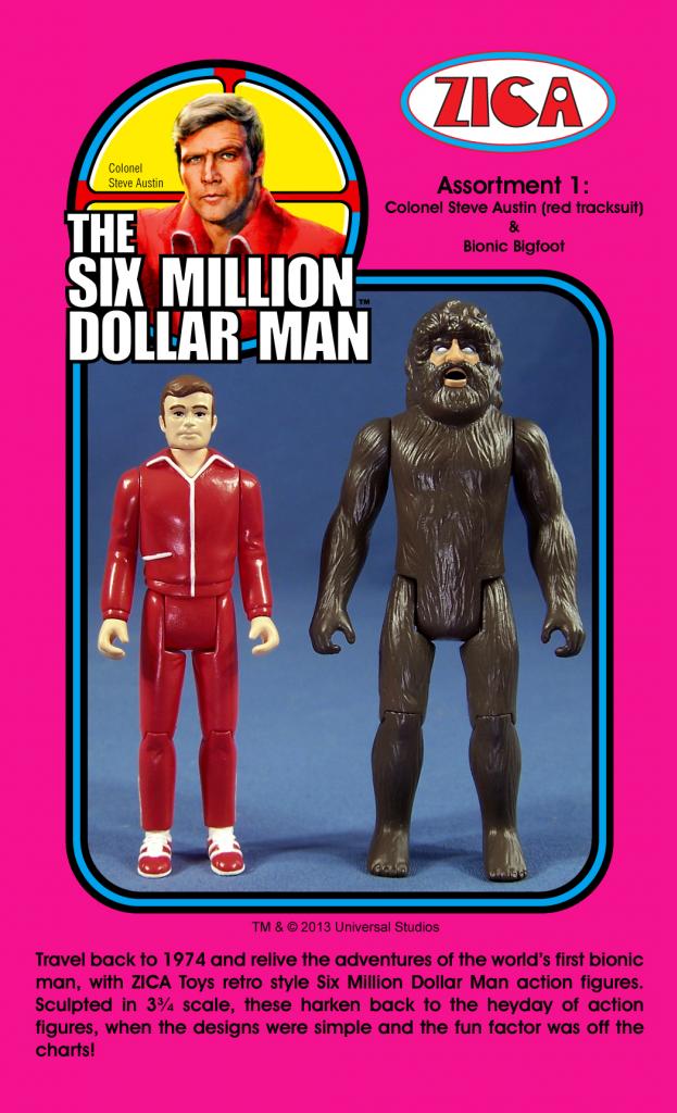 Six Million Dollar Man Action Figures 